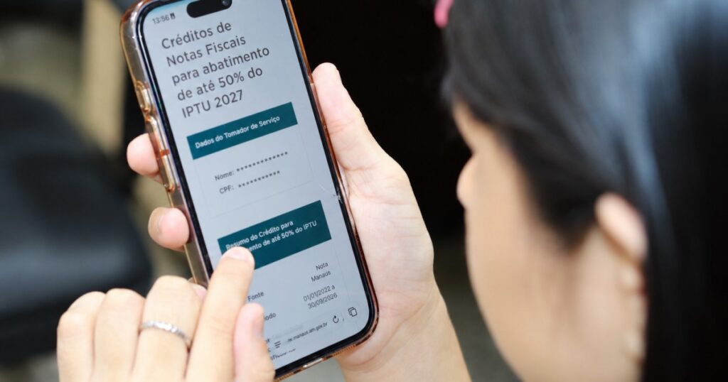 Crédito do IPTU de 2027 será calculado sobre ISS de notas fiscais elegíveis em Manaus