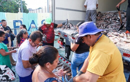Pescado distribuído em Manaus é apresentado como apoio à alimentação e ao orçamento familiar